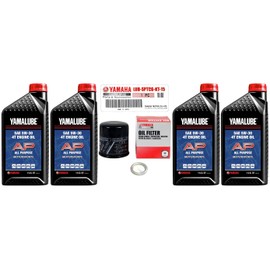 YAMAHA Sport II Motorcycle AP SAE 10W40 Oil Change Kit 2007-2013 YZF-R1 / 2006-2013 YZF-R6 LUB-SPTCG-KT-15
