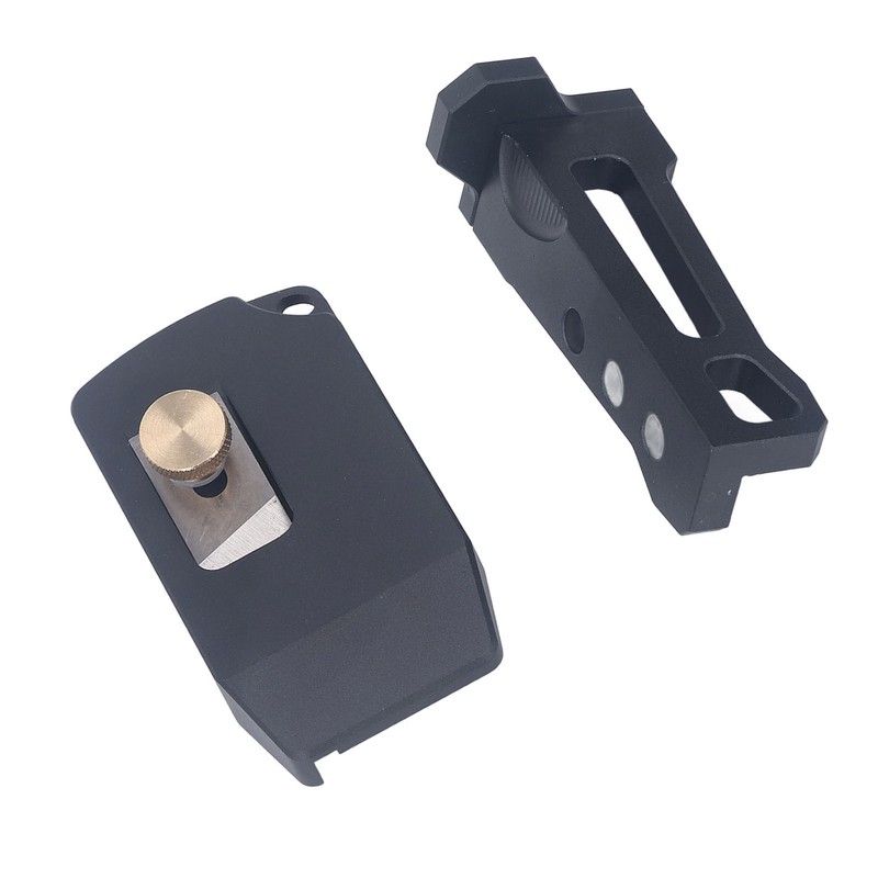2Pcs Chamfer Plane Aluminum Alloy Edge Trimmer Corner Banding Woodworking