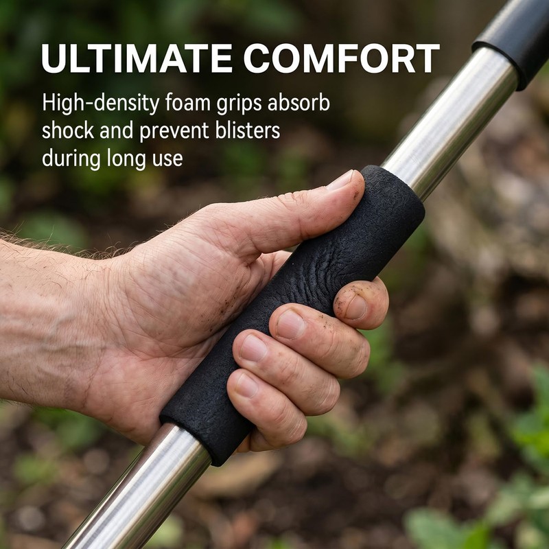 AOKALA 60" Weed Puller Tool with Long Handle, Heavy Duty