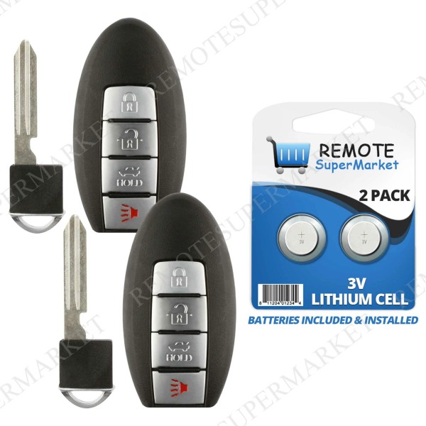 RemoteSuperMarket 2 Replacement for Nissan 2013-2015 Sentra 2013-2016 Versa Remote