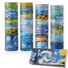 emmoolife 32 Rolls Washi Tape Set, Oil Painting Decorative Masking