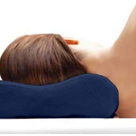 Dormabell Neck Support Pillow Cover Navy for Cervical Pillow NB1 - NB3, Size: Small