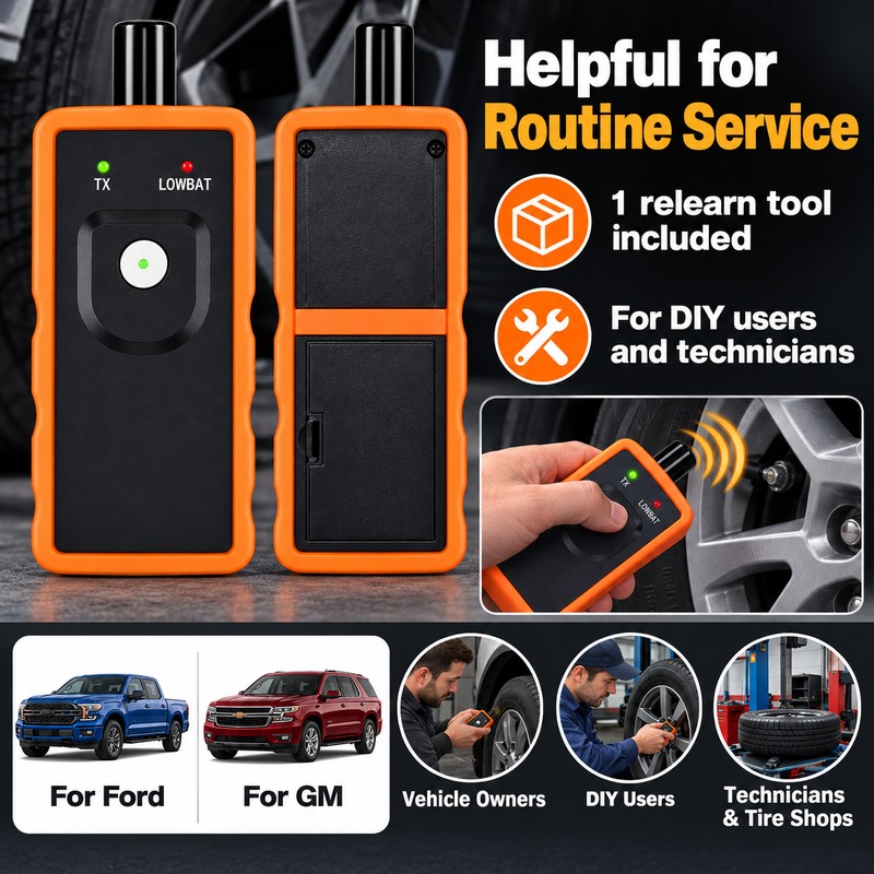 Ford GM TPMS Reset Tool - 50448 Plus 2-in-1 Tire
