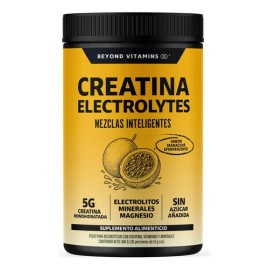 Creatina Monohidratada en Polvo con Electrolitos y Ciclodextrina  Pre Workout - Efervescente  Disuelve rápido -Con Scoop Dosificador - Creatine...    