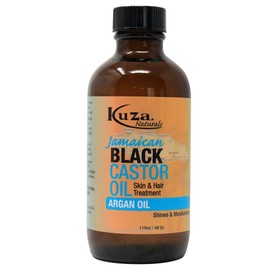 Kuza Jamaican Black Castor Oil Skin & Hair Treatment - Argan Oil, 4 fl oz