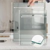 Tempered Glass Cutting Board – 16"x20" Clear Kitchen Counter Protector,