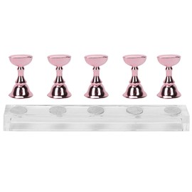 Press On Nails Stand with Magnetic Display for Nail Art Practice, Nail Charms, and Design Tools, Reusable Fake Nail Holder for Painting, DIY or Salon Use, Hand Rest for Nails Tech ﻿
