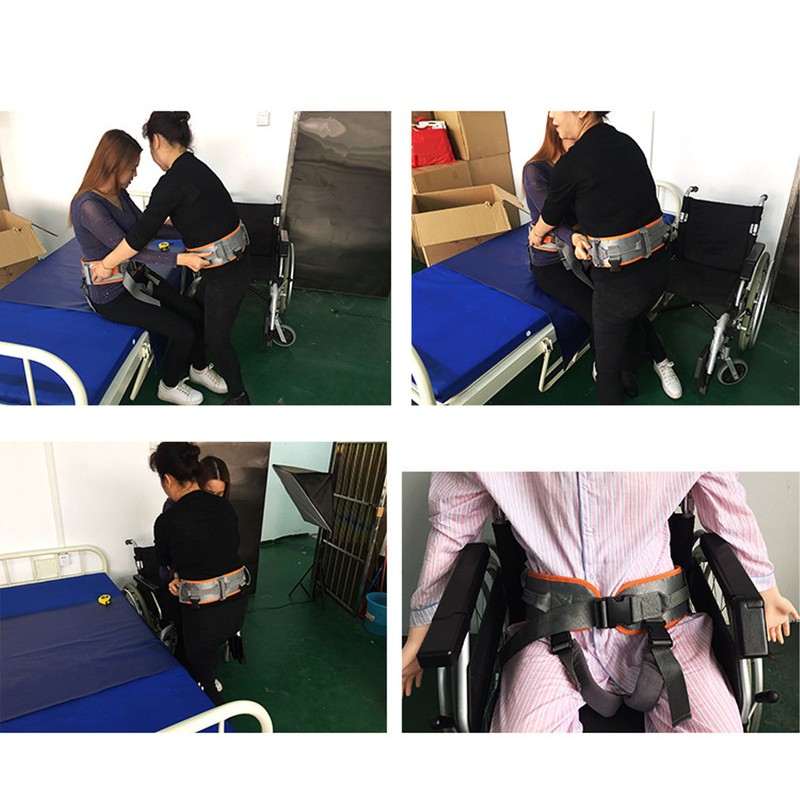 Elderly Transfer Gait Belt Buckle Closure Thickened Strap Safety Gait