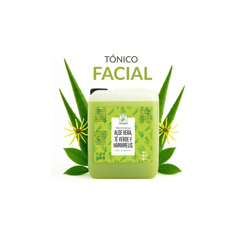 Tónico Facial De Aloe Vera, Té Verde & Hamamelis (5