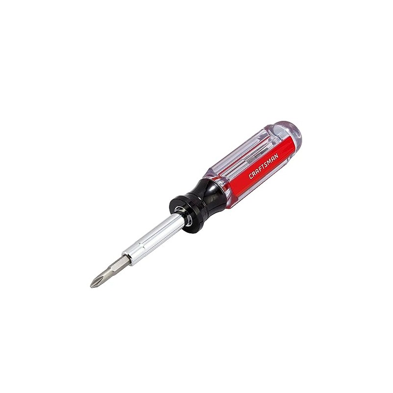 CRAFTSMAN Screwdriver Multi-Bit Set, 6 in 1, Acetate Handle (CMHT66052)