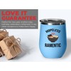 Ramen Lover Gift Blue Edition Wine Tumbler 12oz - Hopeless
