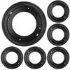GENHAKON 6 PCS 12 Inch Black Lazy Susan Turntable Bearing