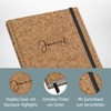 paper&you® Bullet Journal Dotted A5 with Elastic Band "Cork" 156