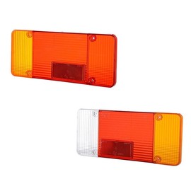 KZT2978 Bus Truck Red Tail Light Lens for Iveco Daily & Eurocargo, Fiat Ducato, Peugeot Boxer, Citroen Jumper, Relay, C25, Talbot Express (Left and Right)