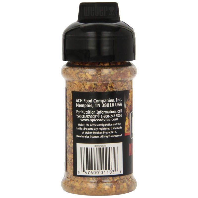 Weber Grill Seasoning Kickn Chicken, 2.5-Ounce (Pack of 6)