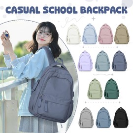 HYC00 15.6 Inch Laptop Backpack for Women Work Laptop Bag, Waterproof Purse Backpacks Teacher Nurse, Travel Bags Casual Daypacks for Girls Boys School College Business,Blue Purple