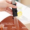 TIORIY Metal Kitchen Faucet Spray Head Replacement, Stainless Steel Pull