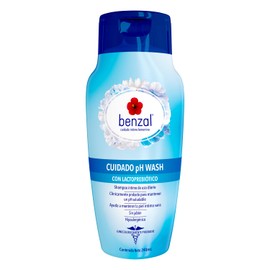 Benzal Wash Jabon Intimo Femenino, PH Balanceado, Shampoo Intimo Mujer, Equilibra tu Piel Íntima, 240ml