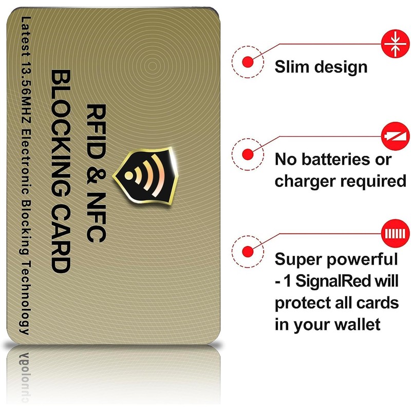 SaiTech IT 20 Pack RFID Blocking Cards One Card Protects