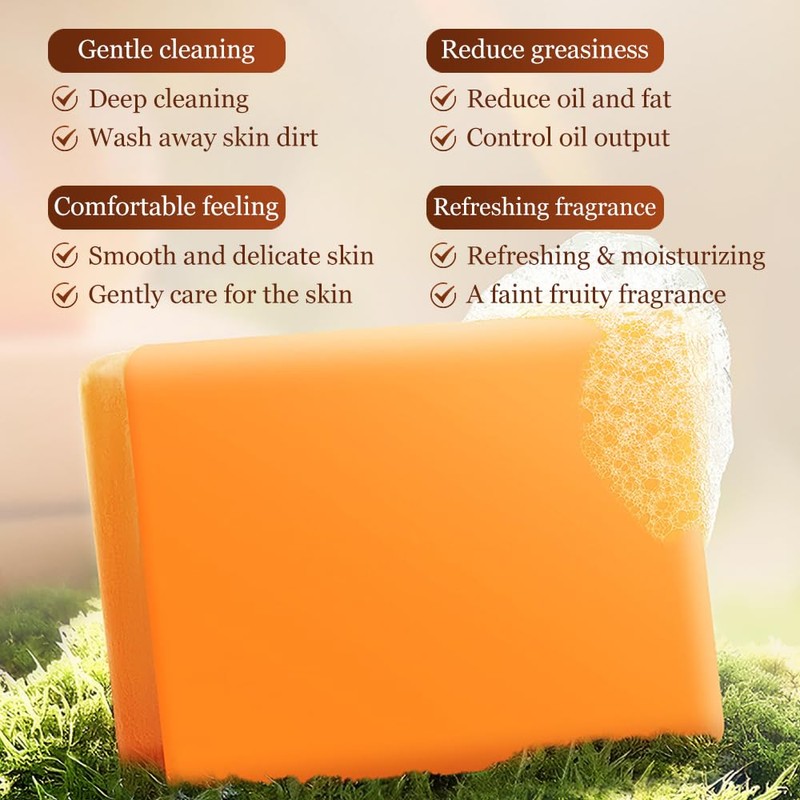 Persimmon Soap for Cleansing, Pack of 2 (2 x 100