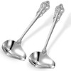 KEAWELL Luxury 7.2" Sauce Ladle, 18/10 Stainless Steel, Silver, Small