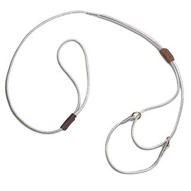 Mendota Pet Show Martingale Style Leash - Leash & Collar Combo, Made in The USA - Silver, 12 in x 1/8 in x 40 in