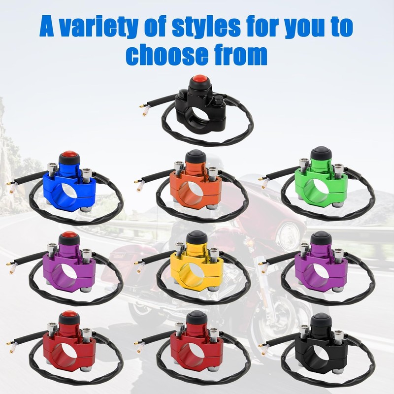 Universal Motorcycle Engine Kill Switch Handlebar Start On Off Switch