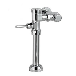 American Standard 6047.122.002 Exposed Manual Flowise 1-1/2-Inch Top Spud 1.28 Gpf Toilet Bowl Flush Valve, Polished Chrome