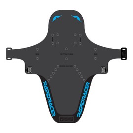 RRP Unisex's Enduro Mudguard, Black/Cyan, Large