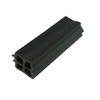 WRS 2 1/2" Rubber Sash Stop- Black