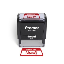 Promot Teacher Stamps for Classroom - Wheres Your Name Self Inking Stampers for Kids - Homeschool Grading Tool, Encouraging Motivational Kids Stamp for School, Choose from 40 Fun Rubber Stamp Designs