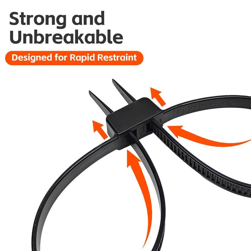 Heavy Duty Zip Tie -6pcs black