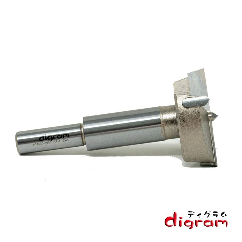 digram dm20020 Forstner Bit (Blade Diameter 1.8 inches (45 mm)