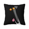 Derp in The Dark Throw Pillow Covers 18x18 inches Cushion