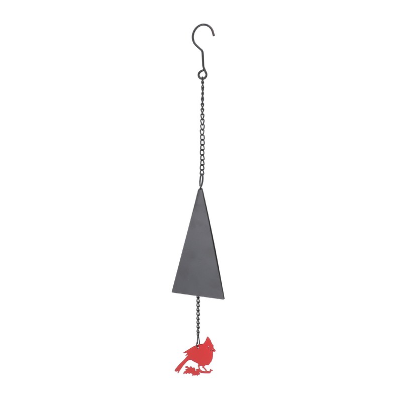 Wind Bell Hanging Decoration Iron Rust Proof Geometric Bird Bell