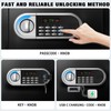 YAYAG 2.5 Cuft Safe Box, Fireproof Waterproof Safety Home Safe