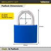 Sterling 460 APL 60cm 4mm Security Chain & Aluminium Padlock,