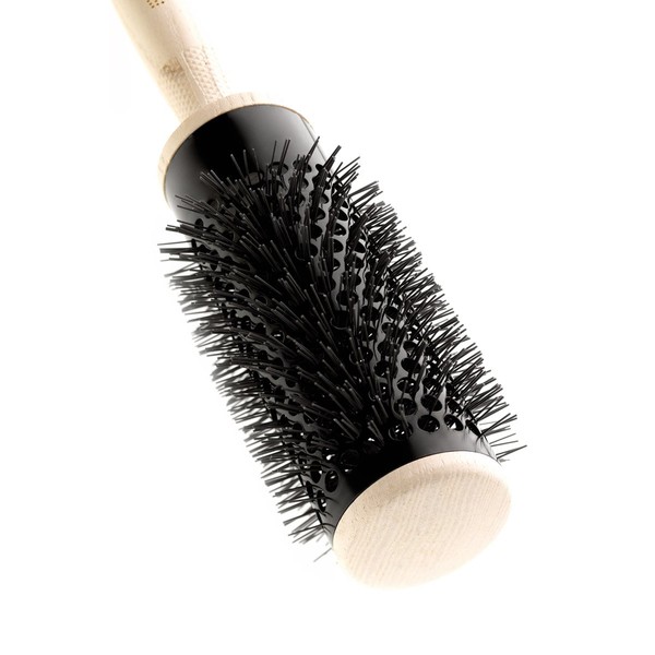 Professional Hair Brush Elchim Large 42 mm - Round Thermal Brush with Heavy Duty Nylon Bristles for Drying, Anti-Static, Handmade - Made in Italy