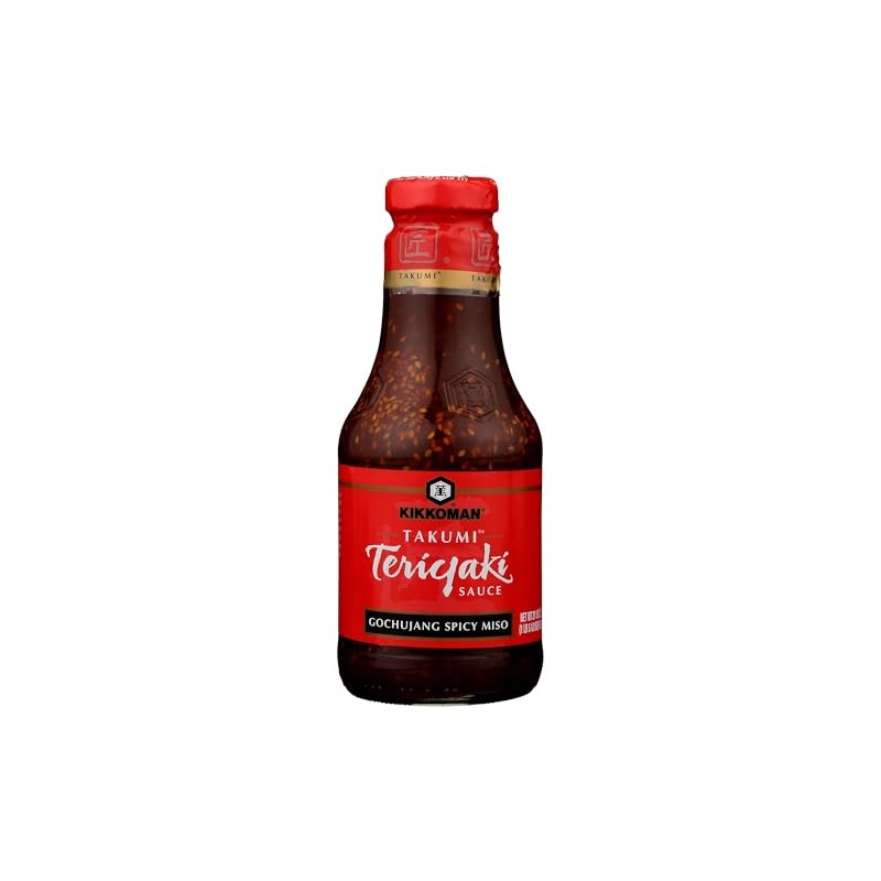 Kikkoman Gochujang Spicy Miso Takumi Teriyaki, 21.5 Ounces (Pack Of