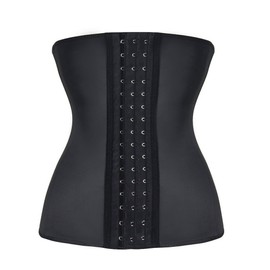 Everbellus Damen Wespentaille Korsett Gürtel Sport Waist Trainer Corset Bauch Shapewear für Unter Kleider Schwarz Small