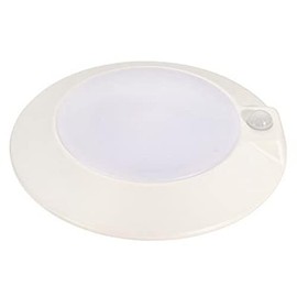 Topaz 6 Inch LED Surface Mount Disk Light, 14W, Motion Sensor, 4000K, White