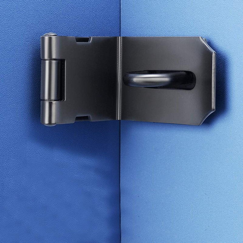 90 Degree Stainless Steel Right Angle Padlock Hasp Locking Latch