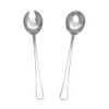GRÄWE® Salatbesteck 2-tlg. Salatlöffel + Salatgabel Edelstahl, Serie Würzburg, L
