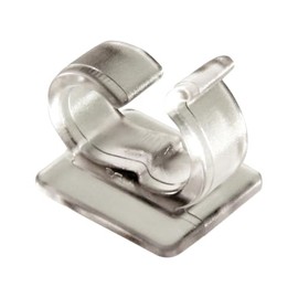 Rocky Mountain Goods Indoor Mini Christmas Light Adhesive Clips - Great for Hanging Holiday Lights Around Windows and Door Frames - No Tools Required - Won't Damage Surface - Pack of 50