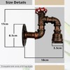DC VOLTAGE Industrial Metal Water Pipe Wall Lights Indoor Wall