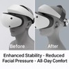 YUULNMOP Comfort VR Glasses Leather Headband Head Strap Compatible with