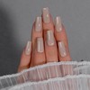 KQueenest Soft Gel Press on Nails Kurz Lang– Sheer Pastel