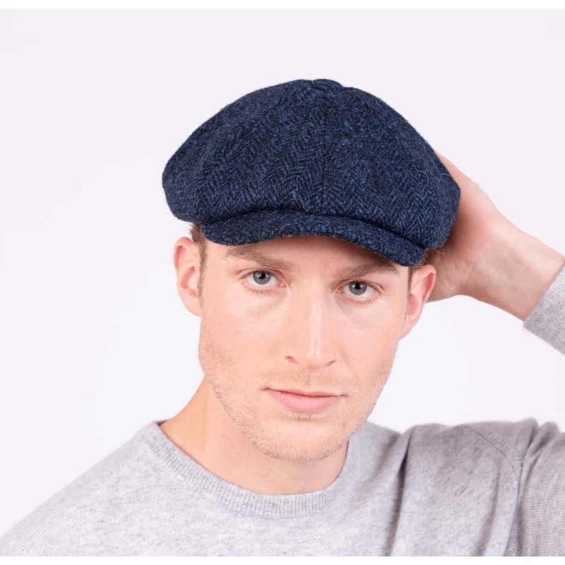 Failsworth Millinery Carloway Harris Tweed Baker Boy Gorra (última versión),