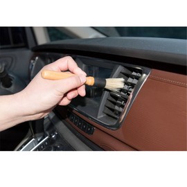 CarCarez 10 Pcs Auto Car Natural Boar Hair Detail Brush Detailing Brushes Cleaning Tool