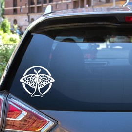 Luna Moth Decal, Celtic Moth Sticker for Car, Moth Decal, Car Accessories, Car Sticker, Car Decal